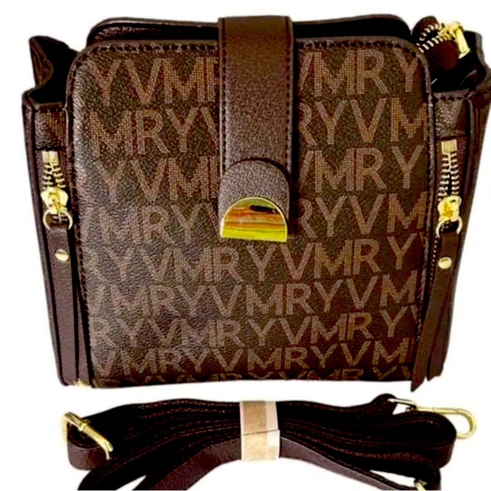 CLEARANCE PRICED! NWOT, Lettered Crossbody Fashion Handbag